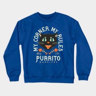 Alley Cat Purrito Warriors Crewneck Sweatshirt